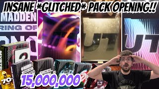 15,000,000 *GLITCHED* MYSTERY PACK OPENING IN MADDEN 24!! THIS PACK OPENING WAS INSANE!!