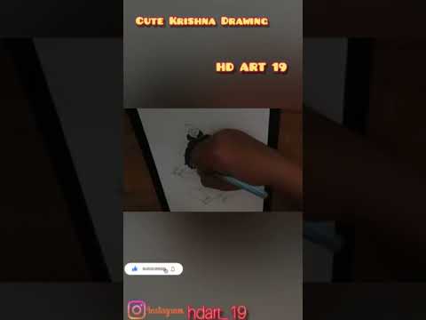 #Cute Krishna Drawing #Drawing #stadler pencil. colour #shorts # HD ART 19 #subscribe