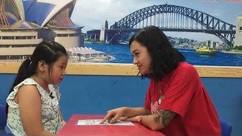 Minh Châu -Test speaking-Hệ thống Anh ngữ Nemo - Tiếng Anh trẻ em 4-15 tuổi