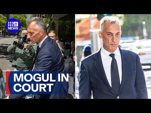 Media mogul allowed to move interstate after allegedly attacking wife | 9 News Australia