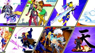 X-Men vs Street Fighter : All Hyper Combos + Rogue Abilities