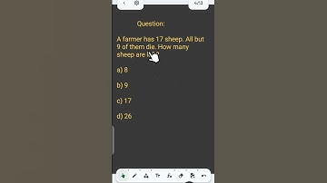 Brain Teaser: How Many Sheep Are Left? #mathproblem #mathpuzzle #brainteaser #riddle #mathriddle