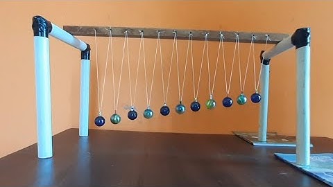 Pendulum wave machine DIY