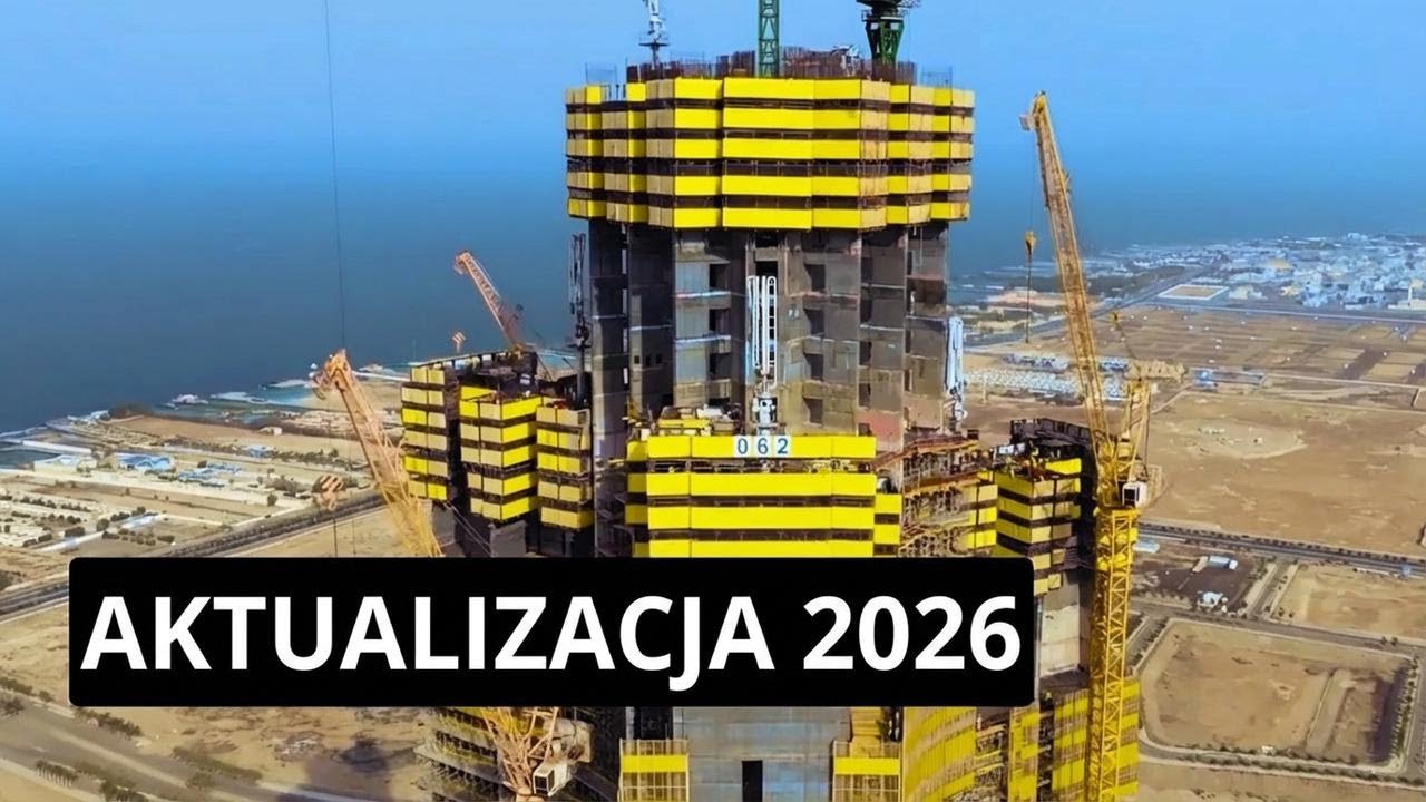 Saudyjski wieżowiec o wysokości 1 km rośnie w zawrotnym tempie!
