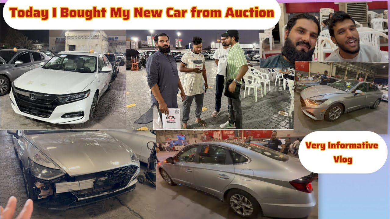 Today I Bought My New Car From Auction Very Very Help Full sammad UAE Vlogs