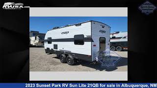 Spectacular 2023 Sunset Park RV Sun Lite Travel Trailer RV For Sale in Albuquerque, NM | RVUSA.com