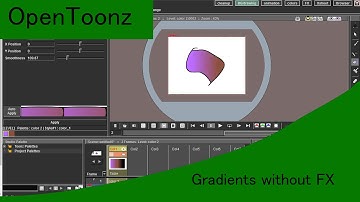 Opentoonz: Gradient fill without FX