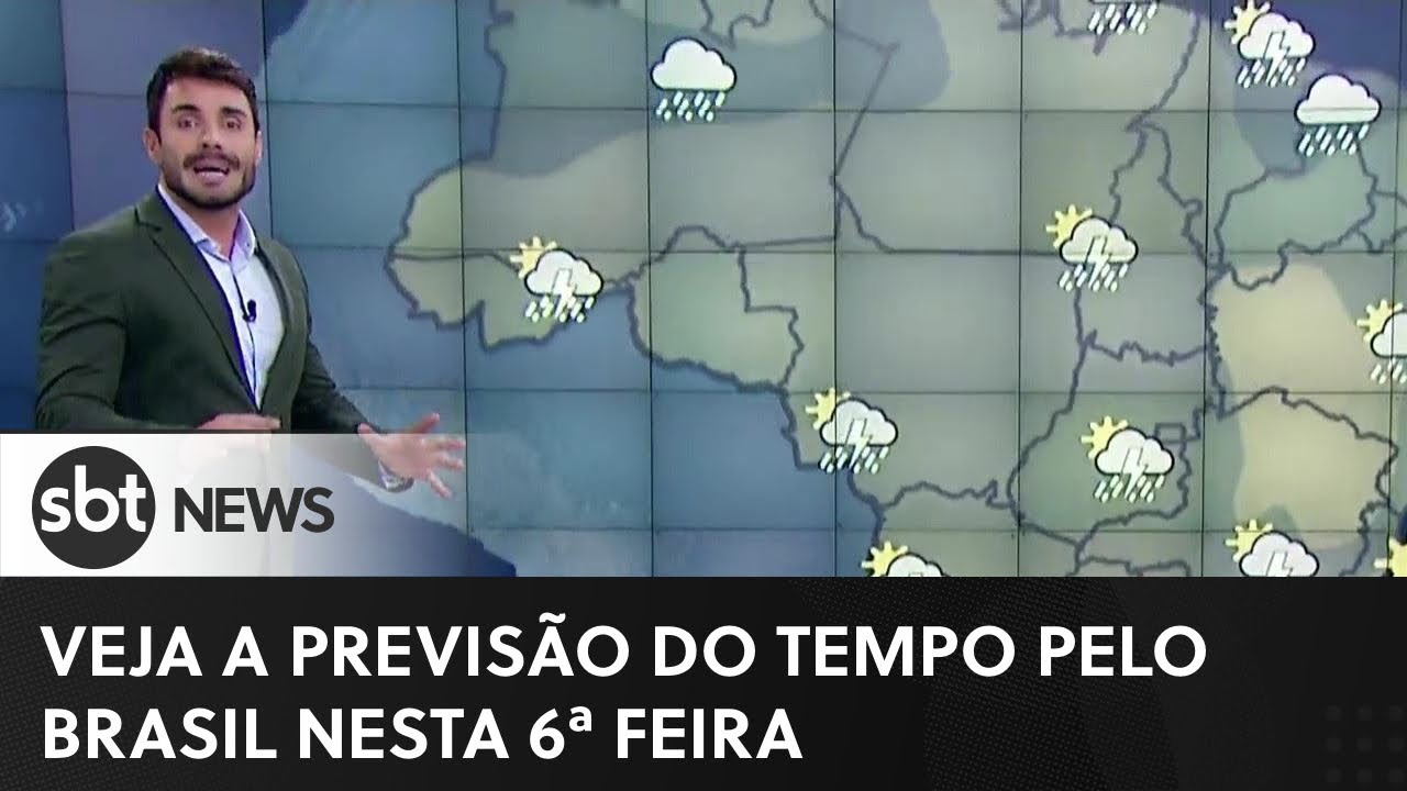 Veja a previsão do tempo para o seu estado nesta 6ª feira | #SBTNewsnaTV (24/02/23)