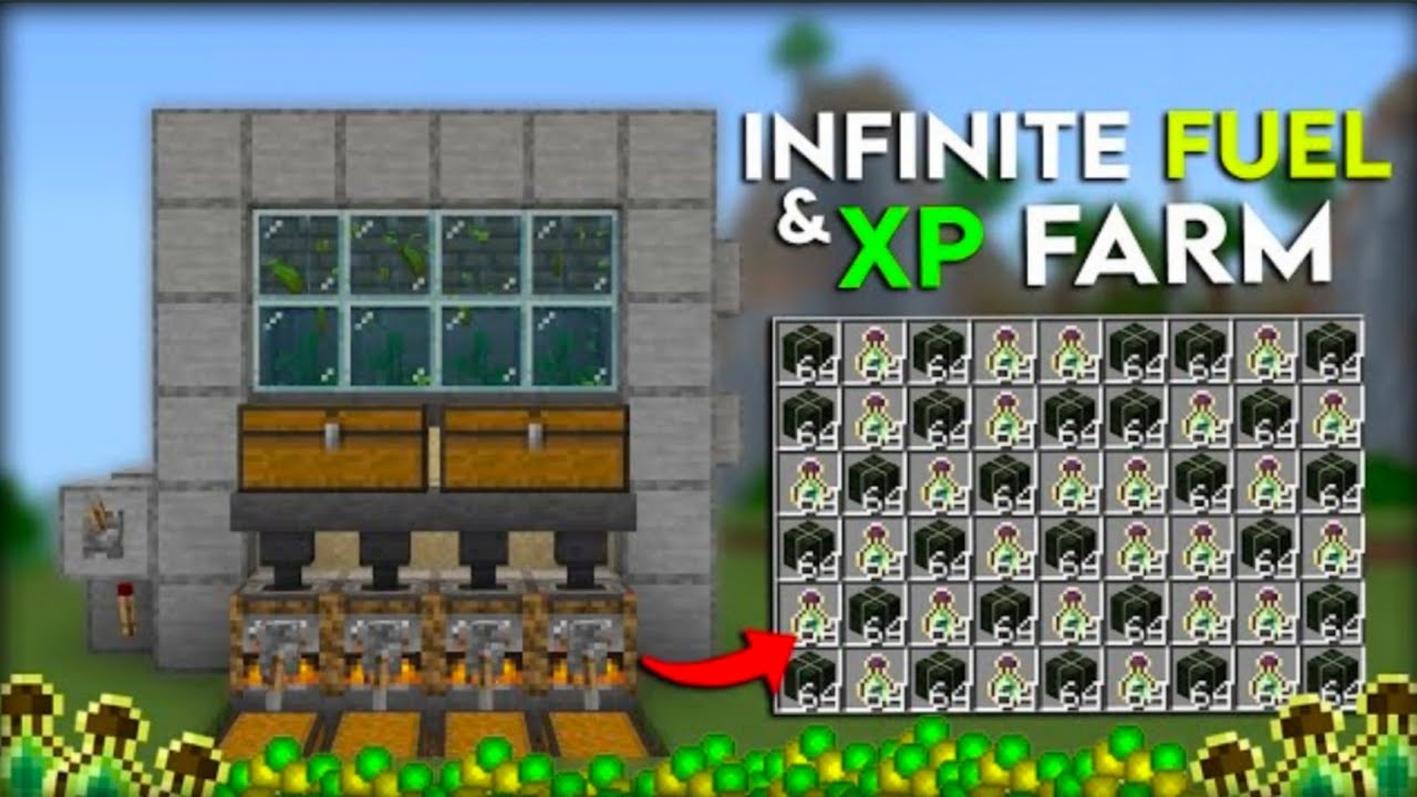 BEST KELP XP FARM in Minecraft Bedrock minecraft bedrock 1.20 xp farm