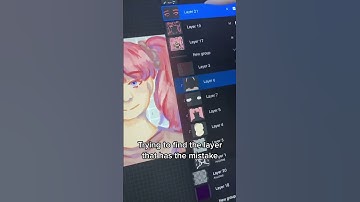 Drawing on the wrong layer