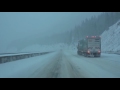 Colorado Dashcam - Winter Driving I-70 At The Eisenhower Tunnel - 11/24/2016