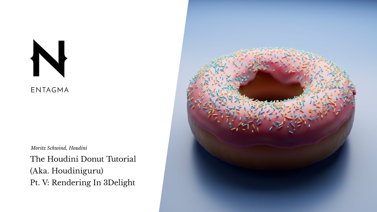 The Houdini Donut Tutorial Pt. 5: Rendering In 3Delight - YouTube