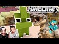 Un Dinosaurio en Minecraft | Minecraft Build Battle #2 | Juegos Karim Juega