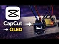 🎬 Custom Animation on 0.96" OLED Display using   ESP32🤯✨ #youtube #capcut #esp32 #oleddisplay #uno 