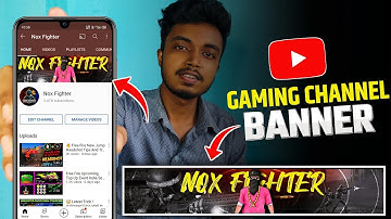 How To Make Professional Gaming Channel Banner On Android | Make YouTube Channel Banner