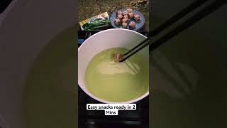 Easy snacks idea ready in 2 minutes viralvideo mostpopular shortvideos cooking cookingideas