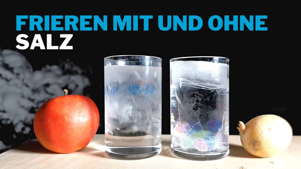 Wie Lange Dauert Es Bis Man Von Salzwasser Kotzt Friert das Salzwasser ein? Experiment zum Nachmachen - YouTube