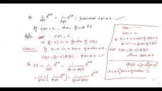 Particular Integral when the denominator is zero