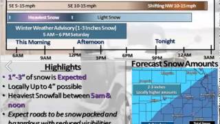 11/15/14 Winter Weather Briefing - Created 6 AM 11/15/14