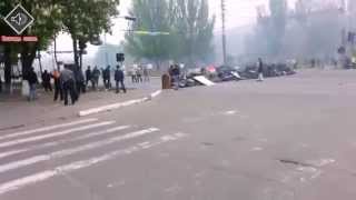 Танки в Мариуполе: Tanks in Mariupol, АТО, баррикады