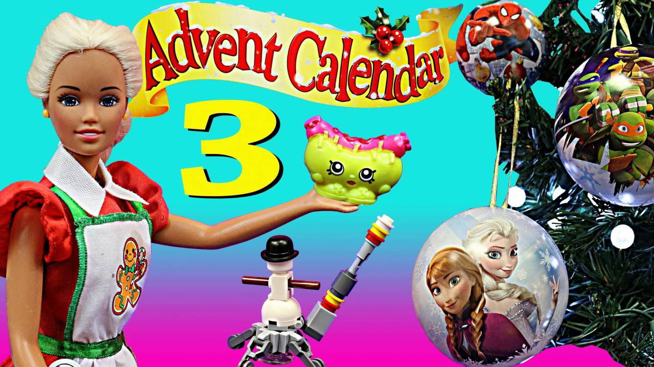 barbie christmas advent calendar toys surprise ☺ 94 YouTube