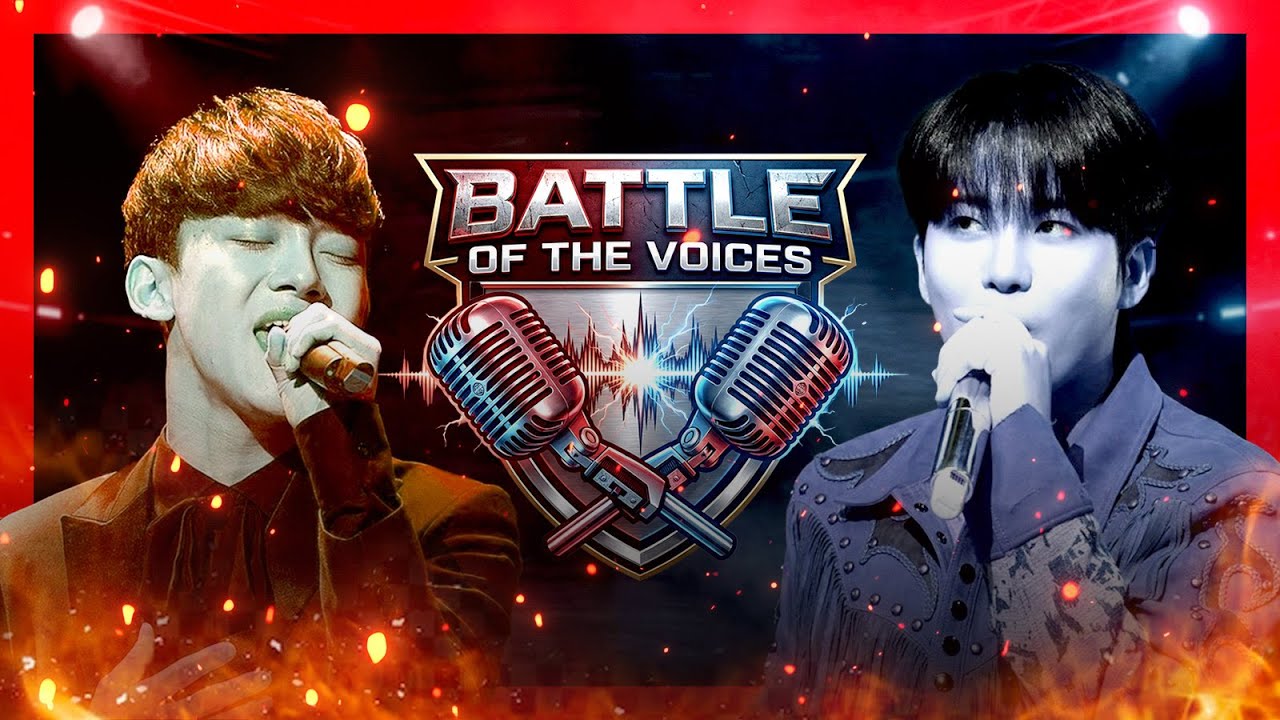 Битва голосов, 1 серия: Чен из Exo против Чонхо из Ateez.