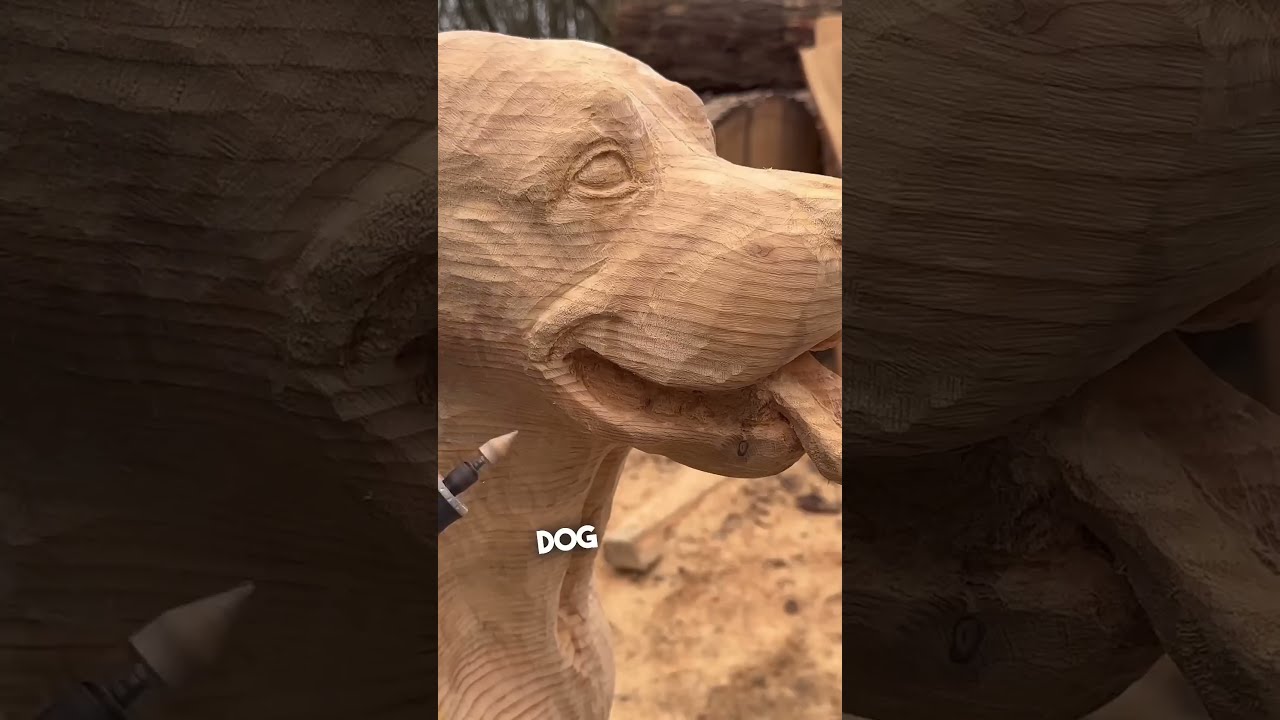 He Makes Carvings Of Dogs Who Passed Away For Their Owners 