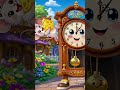 Hickory Dickory Dock the mouse ran up the clock..#nurseryrhymes