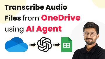 How to Transcribe Audio Files from OneDrive using AI Agent