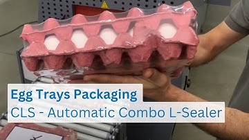 Fully Automatic Combo L-Sealer with Heat Tunnel | Egg Trays Packaging [Maripak] CLS SHRINK MACHINE