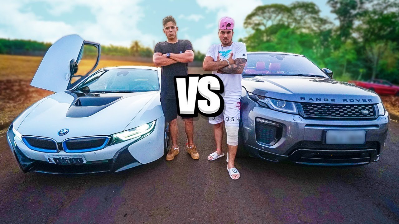 DESAFIEI A NOVA LAND ROVER DO MEU AMIGO CONTRA MINHA BMW I8