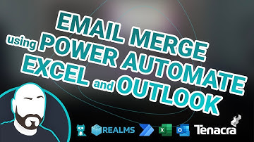 Perform An Email Merge With Power Automate, Microsoft Excel and Outlook