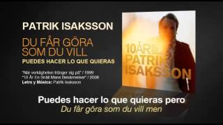 Patrik Isaksson - "Du får göra som du vill" chords