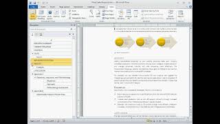 Word   Module 2 Unit 2   Document Navigation Pane