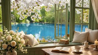 A peaceful window view for rivers, tea and slow living ☕ soft piano for relaxation screenshot 3