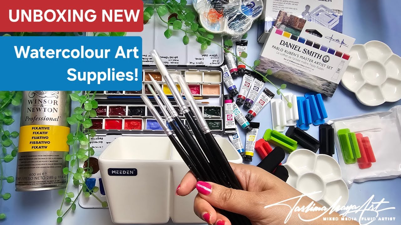 The Best Watercolor Supplies for Beginners (You DON'T Need All This!)