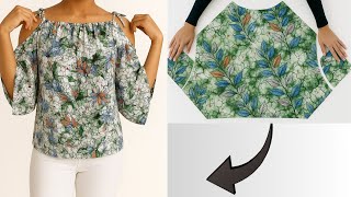 ✅ DIY Blouse Sewing ✂️🍁Comfortable Style for Everyday Life
