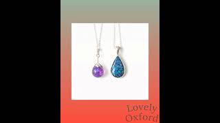 Premium Sterling Silver Mystery Necklace Bundle - 2 Necklaces (Opal &amp; Crystals)
