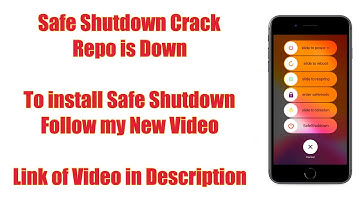 Safe Shutdown | No need jailbreak | Downgraded iOS 13.2.3 | iCloud Bypass | Cydia Tweak