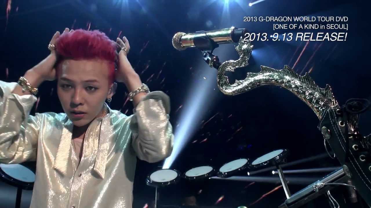G Dragon 13 World Tour Dvd One Of A Kind In Seoul Release Spot Youtube