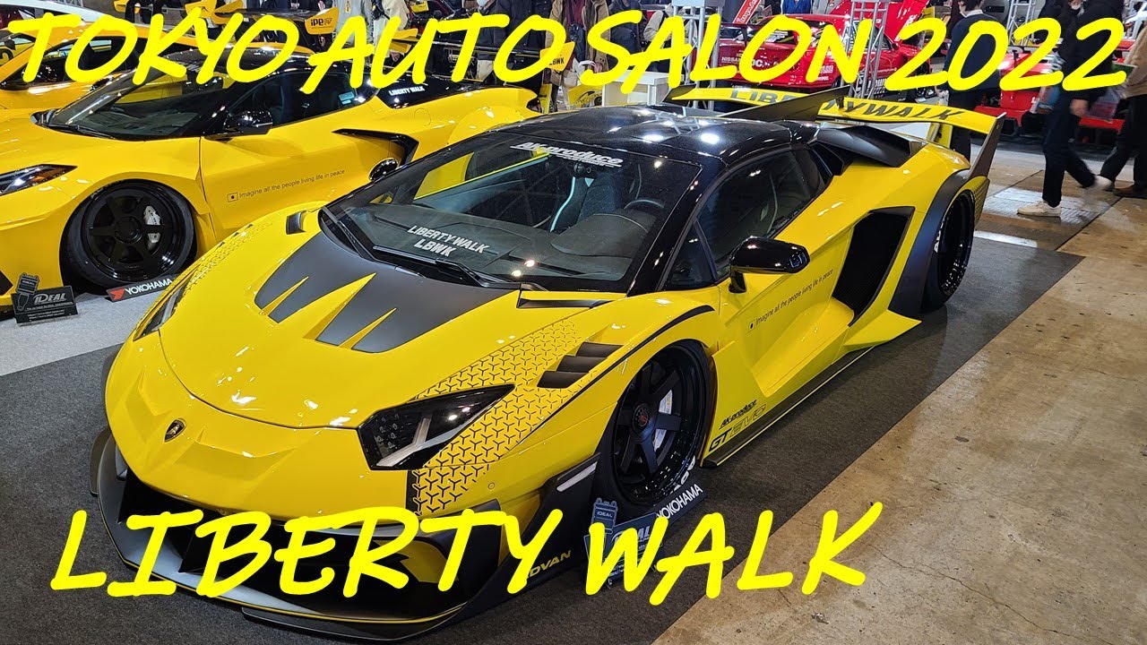 LIBERTY WALK LB-WORKS ランボルギーニ アヴェンタドール 黄 リバティーウォーク ランボルギーニ アヴェンタドールSVJ】東京