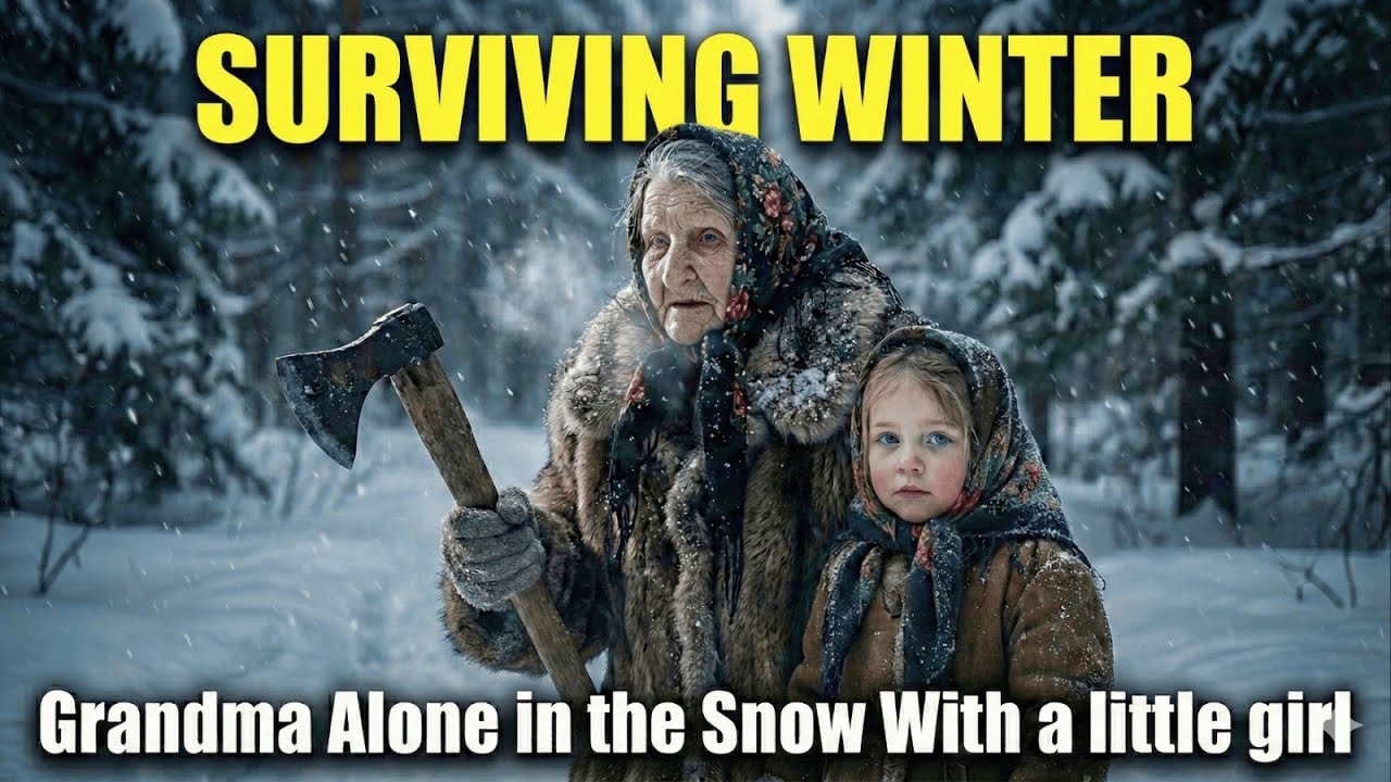 Village Food: Cooking Chicken with Milk & Potatoes in Deep Snow