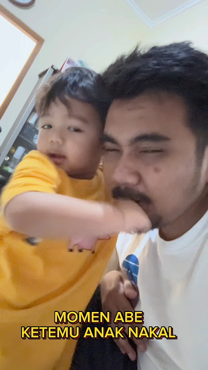 GARANGNYA ABE KETEMU ANAK NAKAL 🤣 #abecekut #abelucu #abevlogs #vlogfamily #babyshorts #funny #lucu
