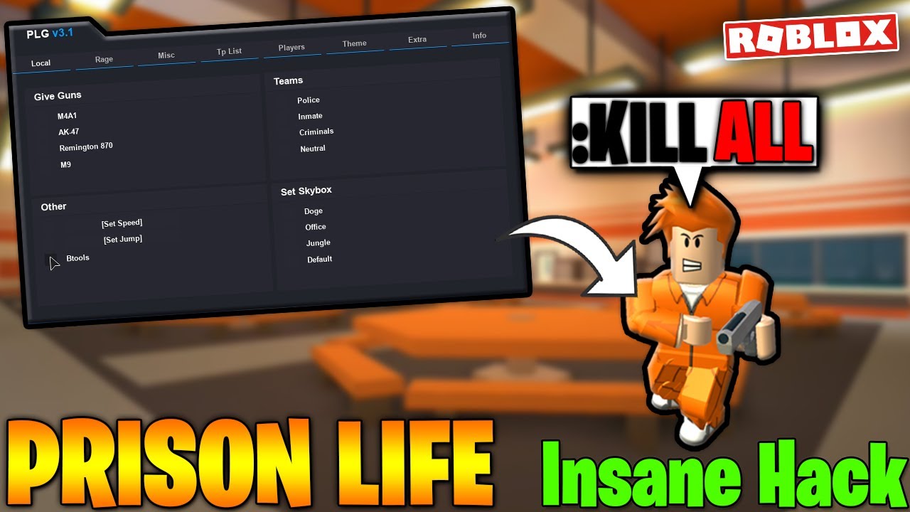 how to get btools in roblox prison life