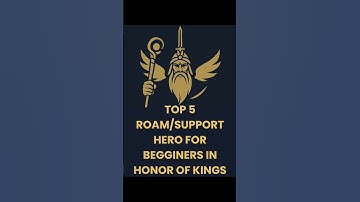 Top 5 Roam/Support hero for begginers in Honor of kings #shorts #fyp #hok