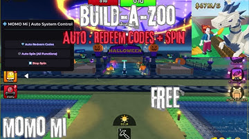build a zoo : auto redeem code + auto spin