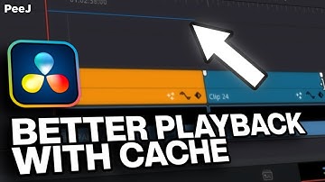 Better playback in DaVinci Resolve with Caching
