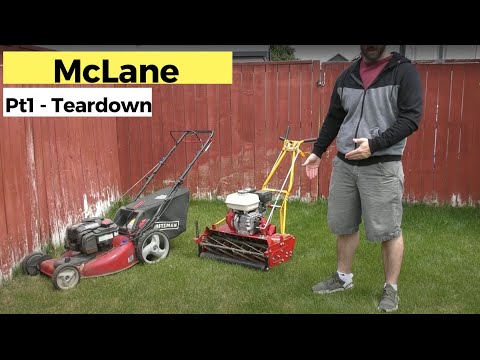 Mclane 20 reel mower - Part 1 teardown 