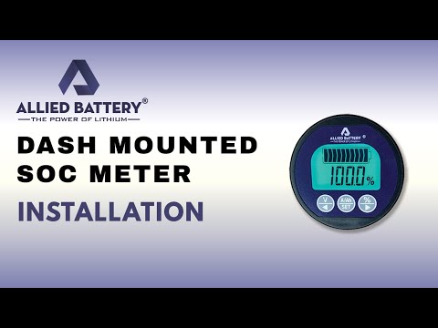 Battery Comm Port State of Charger Meter - GYR - Allied Lithium