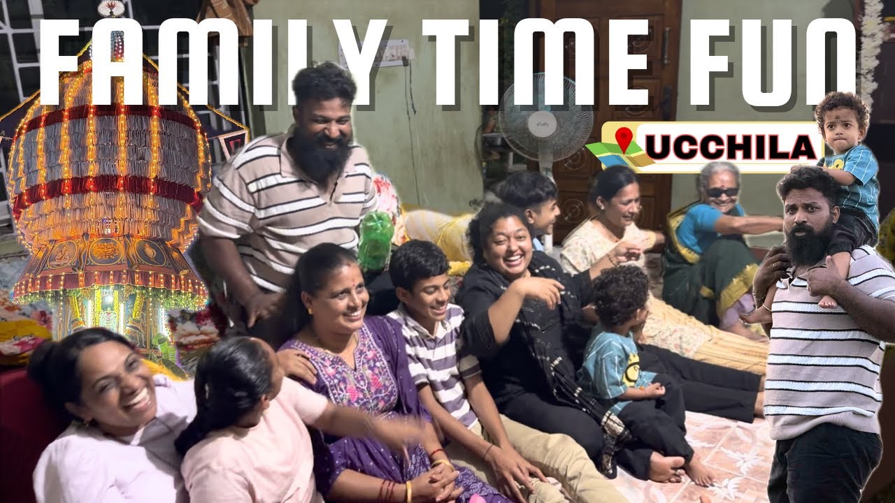 Uchila ther daani family get together 😍|| Gamatho gamath || Uchila Beach 
